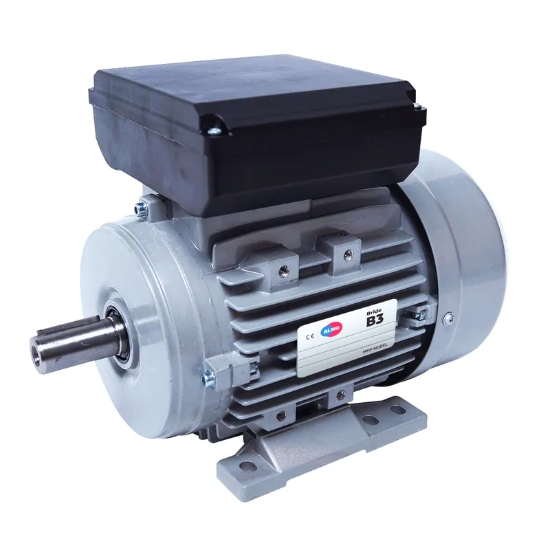 Moteur électrique monophasé 220V 0.55 kW 1000 tr/min Condensateur Permanent - MMP80G6B3 Bride B3 - Bobinage cuivre Acheter En Ligne