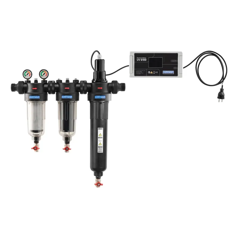 Stérilisateur UV 60W + filtre charbon actif Cintropur Trio-UV 6100 Petit Prix