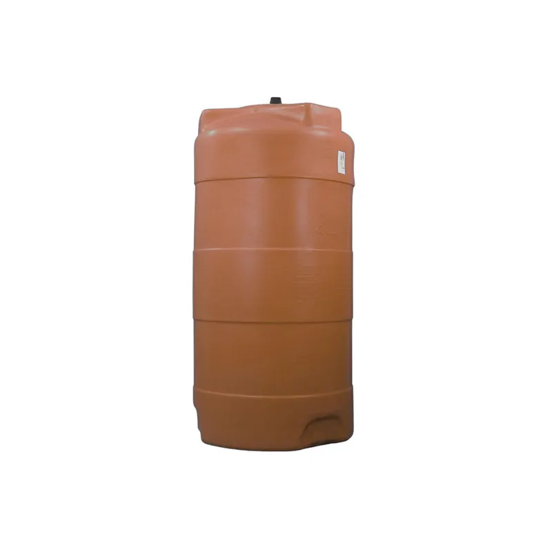 Soldes Cuve 13000L aérienne de récupération d‘eau - Réservoir vertical terracotta - ELBI CV13000