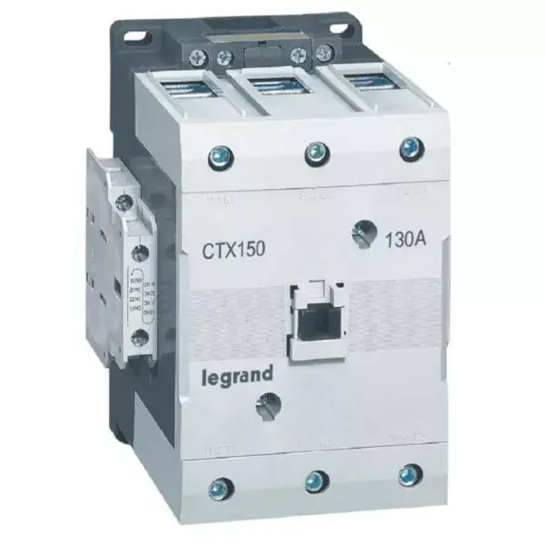 Contacteur de puissance CTX³150 3 pôles - 130A bornes à cage - contacts auxiliaires 2 contacts NO+2NF - 400V~ à 440V~ Produit De Marque