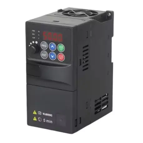 Meilleur Prix Variateur de vitesse mono/tri pour moteur triphasé 2,2kW 3CV - Sortie 380V 5A - IP20