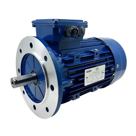 Moteur triphasé CEMER B5, 5,5 KW, 1000 TR/MIN, HA 132, 230/400V, IE1, Alu Nouveauté