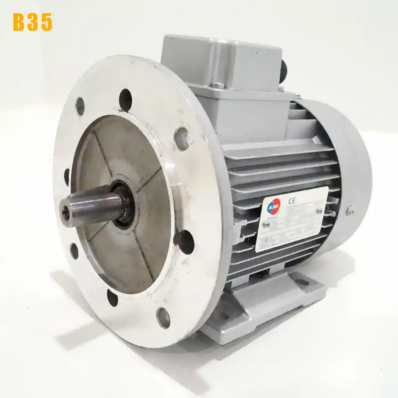 Usine Directe Moteur électrique 1,1 kW 3000 tr/min 230/400V triphasé ALMO MH180G2B35 - Bride B35 - Bobinage cuivre