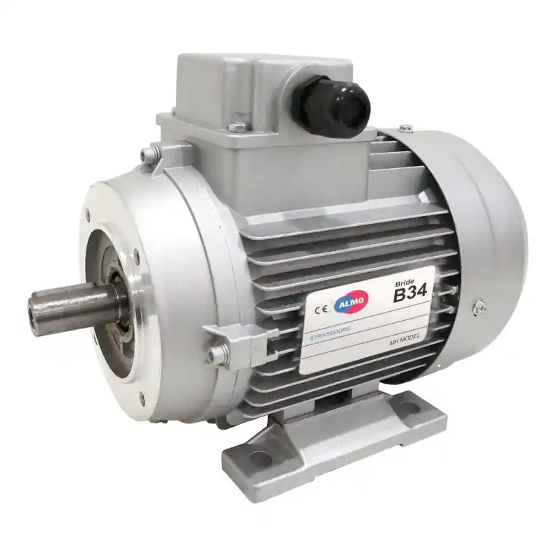 Moteur électrique 1,5 kW 3000 tr/min 230/400V triphasé ALMO MH190S2B34 - Bride B34 - Bobinage cuivre Prix Promo