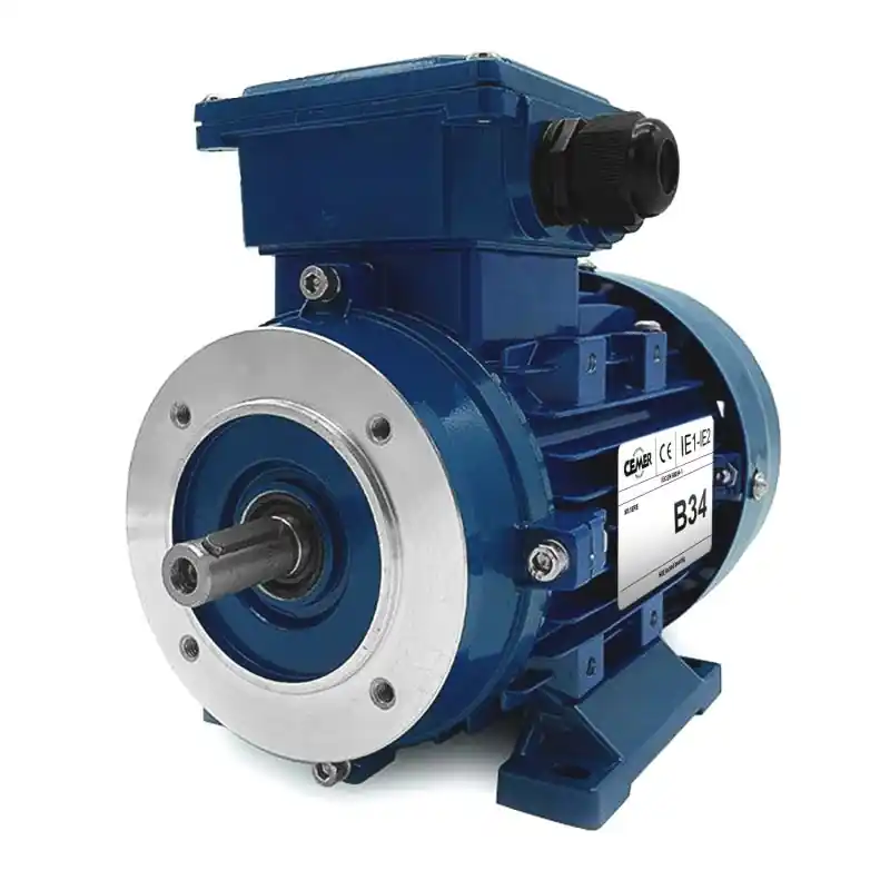 Moteur électrique 0,06 kW 1500 tr/min 230/400V triphasé CEMER MS5614B34 - Bride B34 - Bobinage cuivre Super Prix
