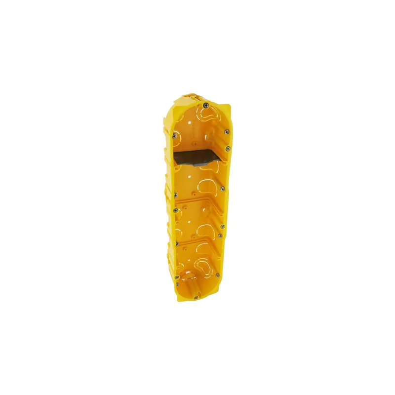 Vente Directe Legrand - Boîte multiposte Batibox - cloison sèche - 4 postes - 8/10 mod - prof. 50 - Réf 080054