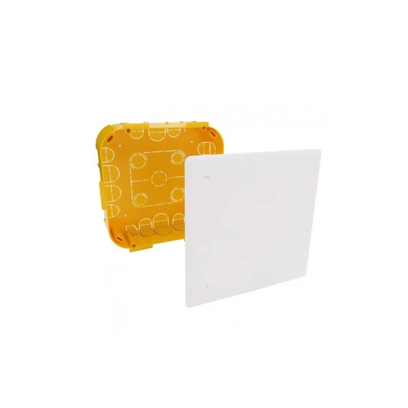 Legrand - Boîte de dérivation pour plâtre - 170x170, prof. 50mm - avec plaque et vis - Réf 091996 Réduction